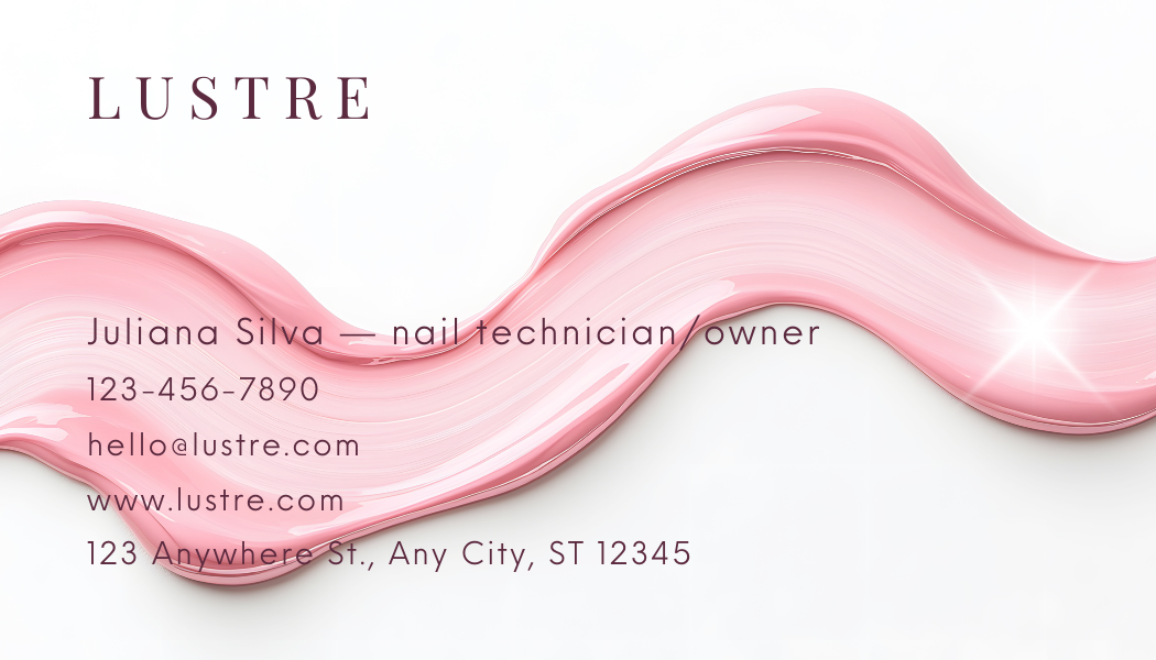 Business card mockup back